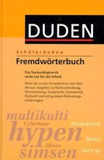 ISBN 9783411051441: Duden) Schülerduden, Fremdwörterbuch, neue Rechtschreibung