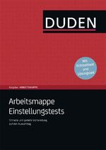 ISBN 9783411754465: Arbeitsmappe Einstellungstests (Duden Ratgeber)