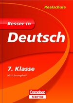 ISBN 9783411870233: Besser in Deutsch - Realschule 7. Klasse