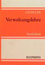 ISBN 9783415013193: Verwaltungslehre