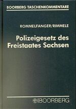 ISBN 9783415026094: Polizeigesetz des Freistaates Sachsen