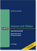 ISBN 9783415042254: Sachenrecht – Materielles Recht & Klausurenlehre