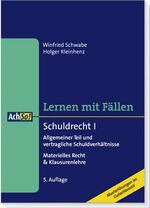 ISBN 9783415044272: Schuldrecht I: Lernen mit Fällen (AchSo! Lernen mit Fällen)