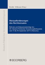 ISBN 9783415064393: Herausforderungen des Rechtsstaates – Referate und Diskussionsbeiträge des XX. Deutsch-Polnischen Verwaltungskolloquiums vom 17. bis 19. September 2017 in Warschau