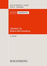 ISBN 9783415070707: LBOAVO für Baden-Württemberg