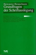 ISBN 9783417293111: Grundfragen der Schriftauslegung