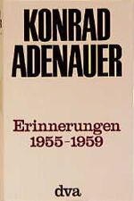 ISBN 9783421014320: Erinnerungen 1955 -1959