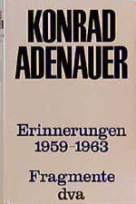 ISBN 9783421014733: Erinnerungen 1959-1963 – Band 4