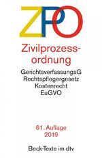 Zivilprozessordnung - [vom 30. Jan. 1877 in d. Fassung d. Bekanntmachung vom 12. Sept. 1950 mit allen späteren Änderungen].