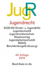 ISBN 9783423050081: JugR - Jugendrecht: SGB VIII: Kinder- u. Jugendhilfe, JugendschutzG, Jugendmedie