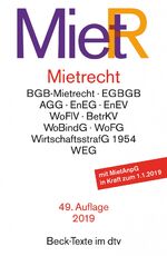 ISBN 9783423050135: Mietrecht - Mietrecht des BGB (neu/alt) und EGBGB, Wirtschaftsgesetz 1954, Wohnungsvermittlungsgesetz, Wohneigentumsgesetz. Wohn- und Betreuungsvertragsgesetz, Heizkostenverordnung, Wohnraumförderungsgesetz, Wohnflächen- und Betriebskostenverordnungen, Zi