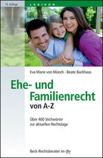 ISBN 9783423050425: Ehe- und Familienrecht von A - Z - Über 400 Stichwörter zur aktuellen Rechtslage