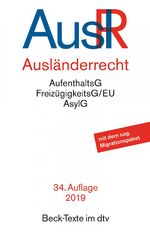 ISBN 9783423055376: Ausländerrecht: AufenthaltsG, FreizügigkeitsG/EU, AsylverfahrensG. Textausg. Einf. v. Klaus Dienelt (Beck-Texte im dtv)