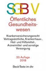 ISBN 9783423055598: SGB V Recht des öffentlichen Gesundheitswesens