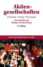 ISBN 9783423056847: Aktiengesellschaften - Gründung, Leitung, Börsengang