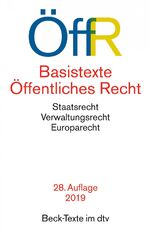 ISBN 9783423057561: Basistexte Öffentliches Recht