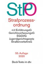 ISBN 9783423530354: Strafprozessordnung - mit Auszügen aus Gerichtsverfassungsgesetz, EGGVG, Jugendgerichtsgesetz, Straßenverkehrsgesetz und Grundgesetz