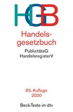 ISBN 9783423530460: Handelsgesetzbuch HGB - mit Einführungsgesetz, Publizitätsgesetz und Handelsregisterordnung