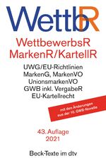 ISBN 9783423530927: Wettbewerbsrecht, Markenrecht und Kartellrecht