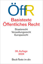 ISBN 9783423532631: Basistexte Öffentliches Recht - Staatsrecht, Verwaltungsrecht, Europarecht