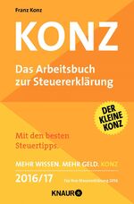 Konz - Das Arbeitsbuch zur Steuererklärung