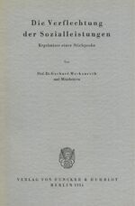 ISBN 9783428041336: Die Verflechtung der Sozialleistungen. | Ergebnisse einer Stichprobe. | Gerhard Mackenroth | Taschenbuch | Paperback | IV | Deutsch | Duncker & Humblot | EAN 9783428041336