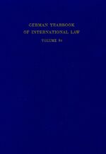 ISBN 9783428041589: German Yearbook of International Law - Jahrbuch für Internationales Recht. – Vol. 20 (1977).