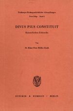 ISBN 9783428051427: Divus Pius Constituit. – Kaiserliches Erbrecht.