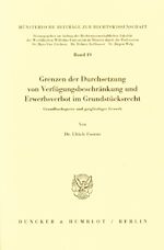 ISBN 9783428060559: Grenzen der Durchsetzung von Verfügungsbeschränkung und Erwerbsverbot im Grundstücksrecht. | Grundbuchsperre und gutgläubiger Erwerb. | Ulrich Foerste | Taschenbuch | Paperback | 154 S. | Deutsch