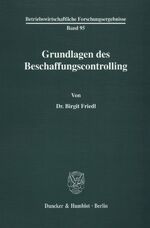 Grundlagen des Beschaffungscontrolling