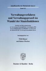 ISBN 9783428087136: Verwaltungsverfahren und Verwaltungsprozeß im Wandel der Staatsfunktionen. - Vorträge und Diskussionsbeiträge der Verwaltungswissenschaftlichen Arbeitstagung 1994 des Forschungsinstituts für öffentliche Verwaltung bei der Hochschule für Verwaltungswissens