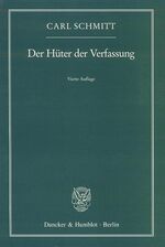 ISBN 9783428087433: Der Hüter der Verfassung.