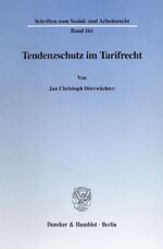 ISBN 9783428091645: Tendenzschutz im Tarifrecht.