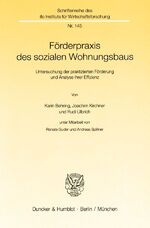 ISBN 9783428093984: Foerderpraxis des sozialen Wohnungsbaus.