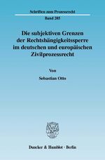 ISBN 9783428123889: Die subjektiven Grenzen der Rechtshängigkeitssperre im deutschen und europäischen Zivilprozessrecht.