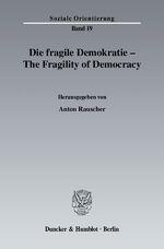 ISBN 9783428126088: Die fragile Demokratie - The Fragility of Democracy.