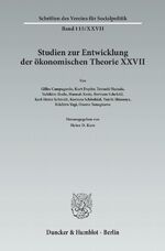 ISBN 9783428138593: Der Einfluss deutschsprachigen wirtschaftswissenschaftlichen Denkens in Japan. - Studien zur Entwicklung der ökonomischen Theorie XXVII.