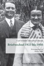 ISBN 9783428158454: Briefwechsel 1923 bis 1950.