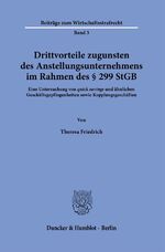 ISBN 9783428184040: Drittvorteile zugunsten des Anstellungsunternehmens im Rahmen des § 299 StGB. - Eine Untersuchung von "quick savings" und ähnlichen Geschäftsgepflogenheiten sowie Kopplungsgeschäften.