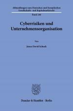 ISBN 9783428192922: Cyberrisiken und Unternehmensorganisation