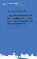 ISBN 9783429067410: Möglichkeiten und Grenzen einer Beteiligung von Laien an der Leitungsgewalt in der katholischen Kirche