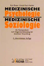 ISBN 9783437008443: Medizinische Psychologie - Medizinische Soziologie