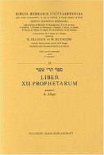 ISBN 9783438052100: Biblia Hebraica Stuttgartensia,10: Liber XII Prophetarum