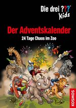 ISBN 9783440160619: Die drei ??? Kids, Der Adventskalender - 24 Tage Chaos im Zoo Extra: Stickerbogen