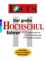 FOCUS: Der große Hochschulführer. Die 20