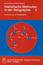 Statistische Methoden in der Geographie / Multivariate Statistik