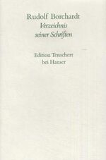 ISBN 9783446180338: Verzeichnis aller Schriften