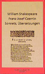 Lyrik - Franz Josef Czernin: William Sha