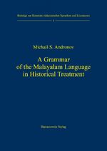 ISBN 9783447038119: A Grammar of the Malayalam Language in Historical Treatment