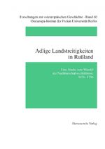 ISBN 9783447047876: Adlige Landstreitigkeiten in Rußland